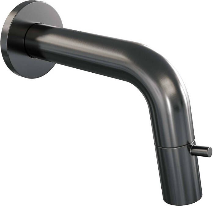 Brauer Gunmetal Edition Fonteinkraan inbouw uitloop 14cm PVD geborsteld gunmetal 5-GM-082