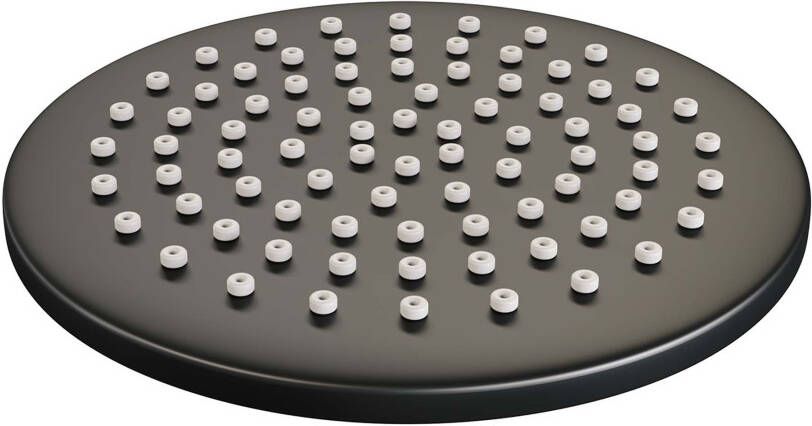 Brauer Inbouw regendouche set 43 met thermostaat 20 cm douchekop 3-weg omstelling handdouche glijstang mat zwart
