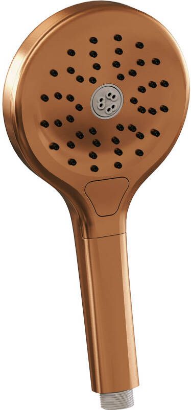 Brauer Koperen thermostatische regendouche set met 3-weg omstelling en geborsteld PVD