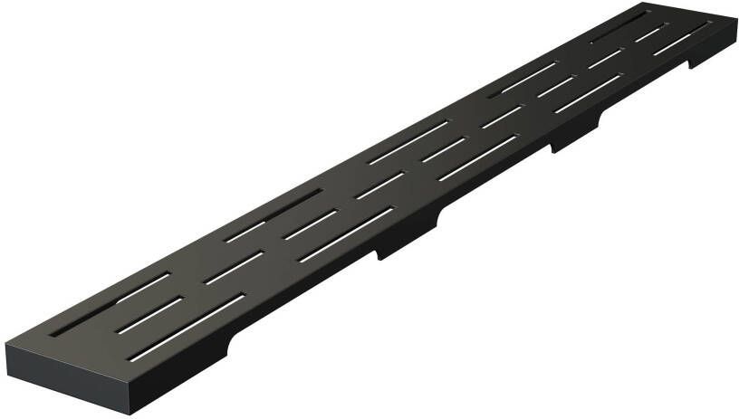 Brauer Douchegootrooster StanGrid Zwart Standaard tbv Douchegoot STD W PS 50x7 cm