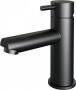 Brauer Wastafelkraan Black Edition HD5 Opbouw Laag Mengkraan Rond Coldstart Mat Zwart 1 Greeps - Thumbnail 2
