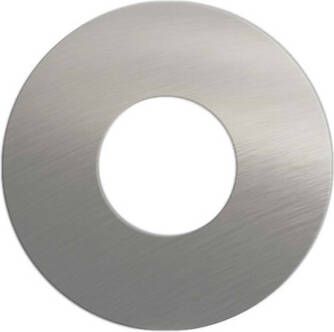 Brauer Brushed Edition overloopring voor wastafels 35mm RVS geborsteld PVD