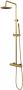 Brauer Gold Edition Regendoucheset opbouw hoofddouche 20cm glijstang handdouche rond 3 standen gladde knoppen PVD geborsteld goud 5-GG-007-2 - Thumbnail 3