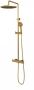 BRAUER Gold Edition Regendoucheset opbouw hoofddouche 30cm glijstang handdouche rond 3 standen gladde knoppen PVD geborsteld goud 5-GG-007-4 - Thumbnail 2