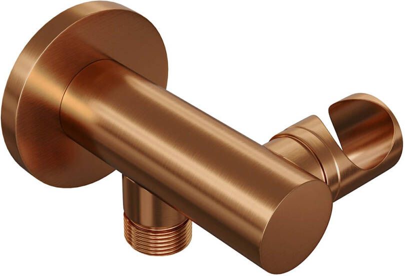 BRAUER Copper Edition Wandhouder handdouchehouder geïntegreerde wateruitlaat PVD geborsteld koper 5-GK-013
