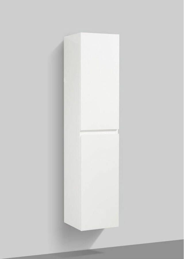 By Goof Kolomkast Tieme hoogglans wit 160x35x35cm