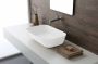 By Goof Mees Design Waskom 60x42x16.6cm Rechthoek Mat Wit JBS6199 - Thumbnail 2