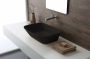 By Goof Mees Design Waskom 60x42x16.6cm Rechthoek Mat Zwart JBS6198 - Thumbnail 2