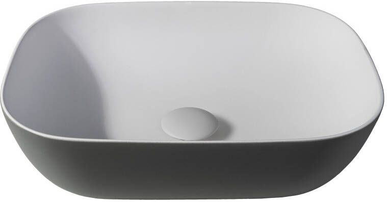 By Goof Waskom opbouw 46x12.2x34cm Solid surface Ovaal Mat Grijs JBS6375