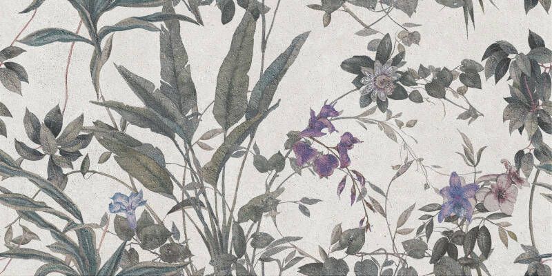 Cifre Ceramica Borneo wandtegel 60x120cm gerectificeerd Betonlook White decor mat (wit) SW07314760