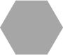 Cifre Ceramica Hexagon Timeless wand- en vloertegel 15x17cm 9mm Zeshoek Grijs mat glans SW07311860 - Thumbnail 2