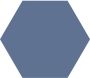 Cifre Ceramica Hexagon Timeless wand- en vloertegel 15x17cm 9mm Zeshoek Blauw mat SW07311860-7 - Thumbnail 2