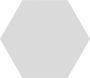 Cifre Ceramica Hexagon Timeless wand- en vloertegel 15x17cm 9mm Zeshoek Lichtgrijs mat SW07311860-4 - Thumbnail 2