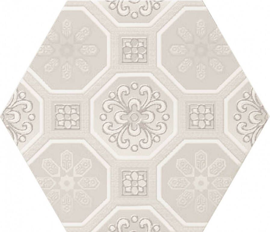Cifre Cerámica Hexagon-zeskant Vodevil Decor Ivory 17 5x17 5