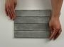 Cifre Ceramica Kalon wandtegel 5x25cm Grey glans (grijs) SW07314820-6 - Thumbnail 2