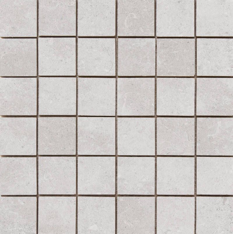 Cifre Ceramica MidTown wand- en vloertegel 30x30cm Betonlook Pearl mozaiek mat (grijs) SW07312604-2