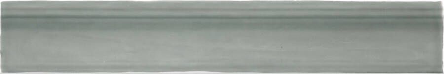 Cifre Ceramica Cifre Cerámica Moldura Colonial Jade glans 5x30 Wandtegel Glans Groen SW07310862-4