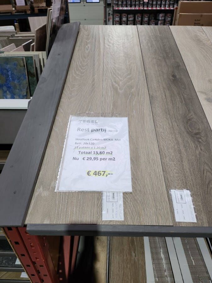 Cifre Cerámica Restpartij Camden Moka 20x120 rett