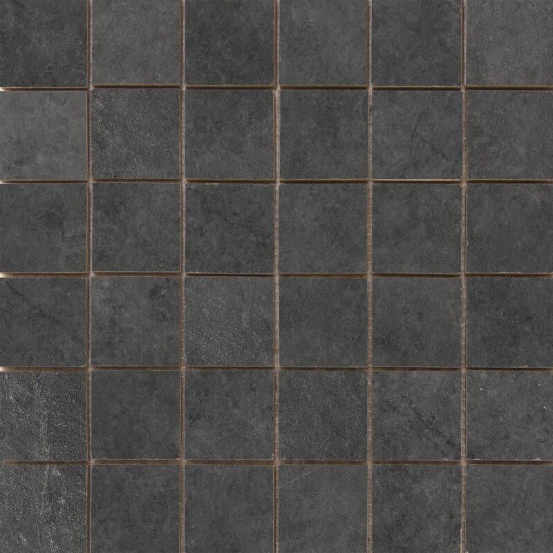 Cifre Cerámica Statale Black mozaiek 5x5 op net van 30x30