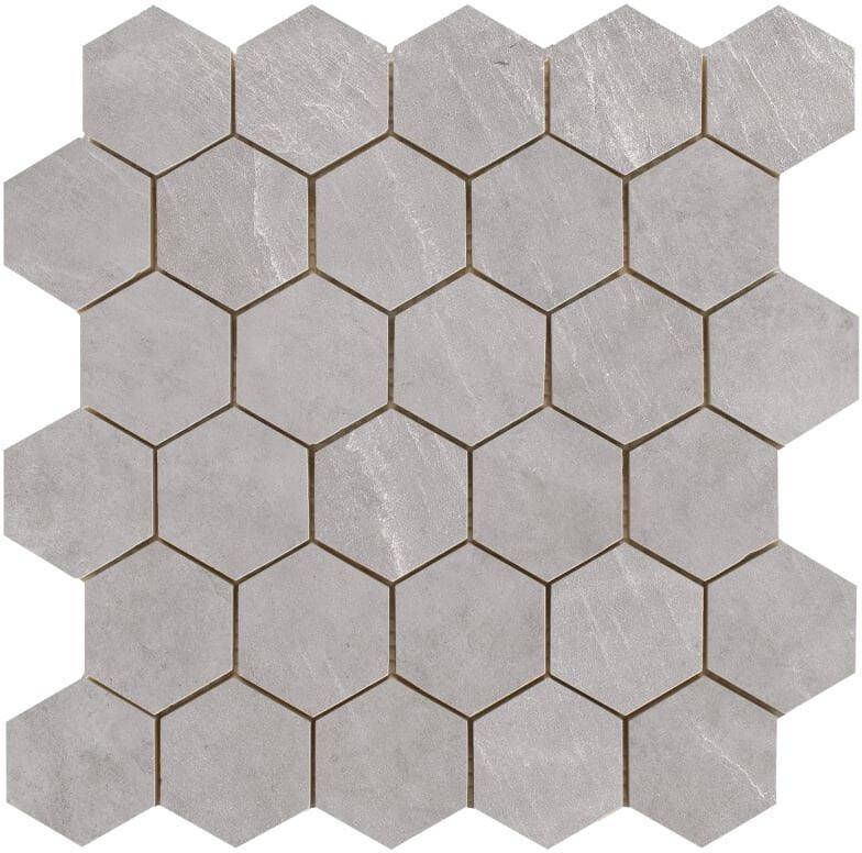 Cifre Cerámica Statale Greige hexagon mozaiek op net van 26 3x27 4