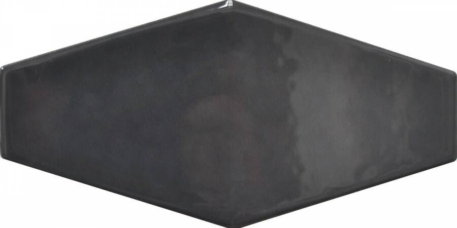 Cifre Ceramica Viena wandtegel 10x20cm 8.5mm Rechthoek Antraciet Glans SW07311235