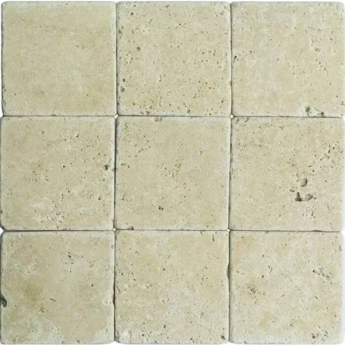 Classic travertin Apulia ivory 10x10x1