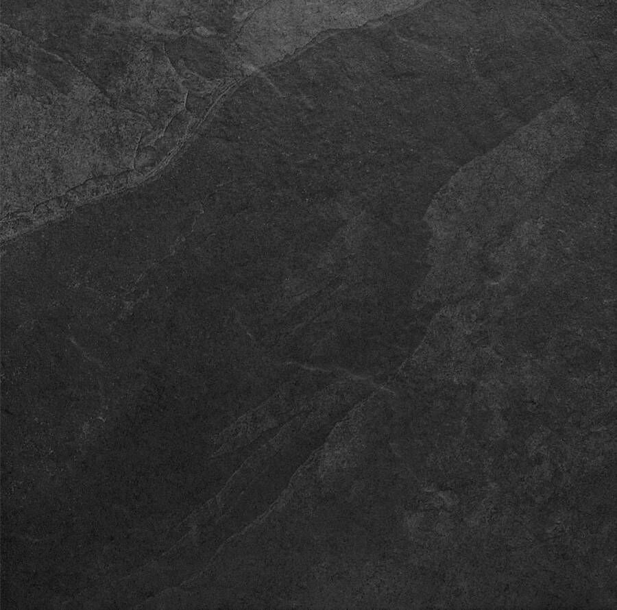 Keramische terrastegels Interior Stone nero 60x60x2 cm rett