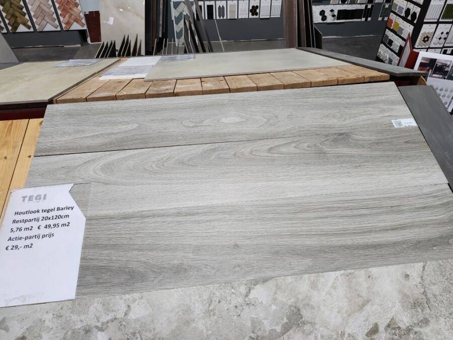 Restpartij Houtlook tegel Barley 20 x 120