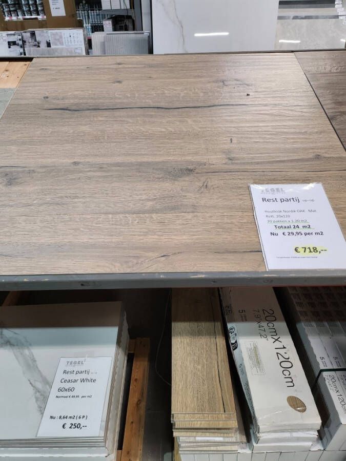 Restpartij Nordik Oak Mat rett 20x120