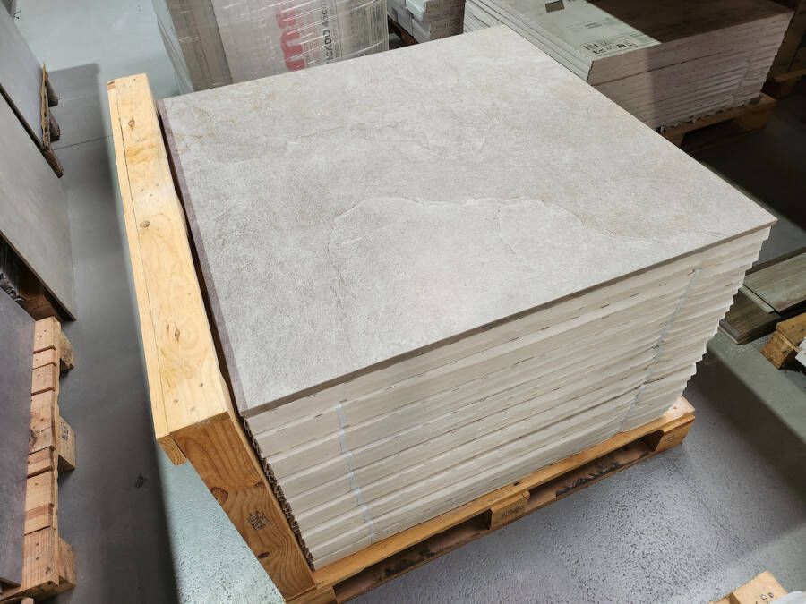 Vloertegel Ardesia Opalo Taupe Matt 90x90 rett