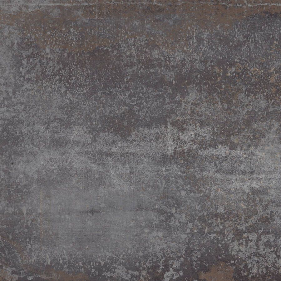 EnergieKer Flatiron wand- en vloertegel 60x60cm 9mm Vierkant gerectificeerd Betonlook Zwart mat SW07310636-2