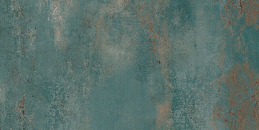 EnergieKer Flatiron wand- en vloertegel 30x60cm 10mm Rechthoek gerectificeerd Betonlook Groen mat SW07310637-5