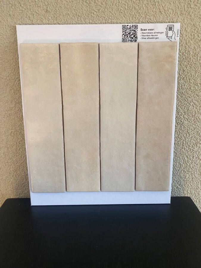 Equipe Cerámicas Dubai tegels beige glans 6x24 6