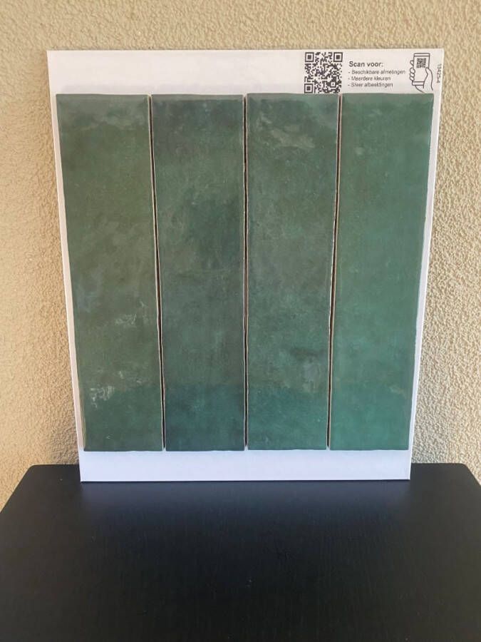 Equipe Cerámicas Dubai tegels Green glans 6x24 6cm