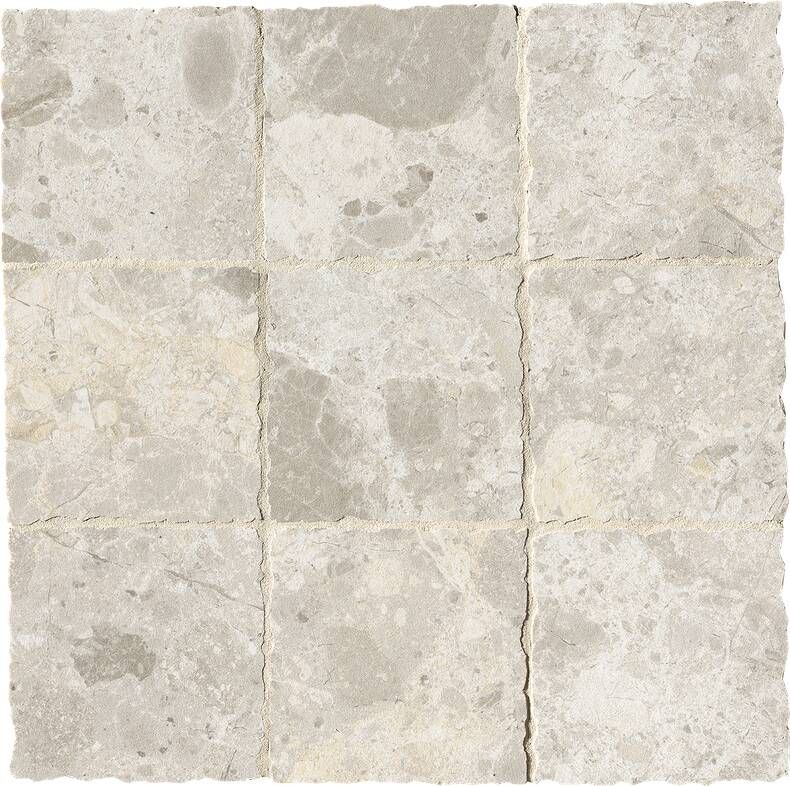 FAP Ceramiche Nativa White macro mosaico zijde glans anticato 10x10 op net