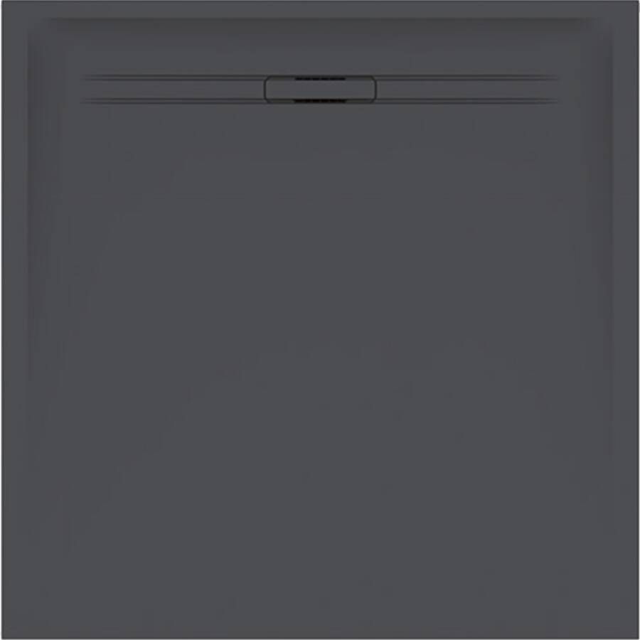 Geberit Sestra Douchevloer 80x80cm grafiet leisteen 550.292.00.2