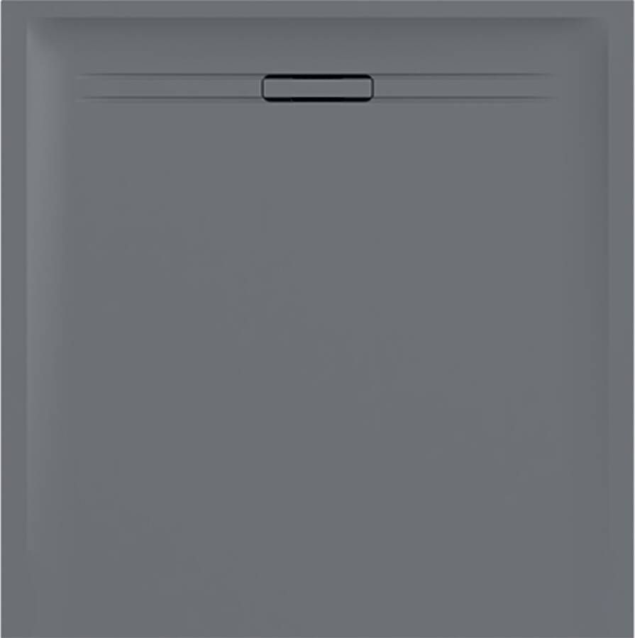 Geberit Sestra Douchevloer 80x80cm grijs leisteen 550.291.00.2