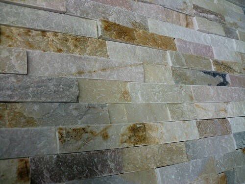 Kerabo Stonepanel Schiste flatface beige slate 15x60x1 2