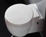 Xellanz Toiletpot Hangend Villa 49 5x40 5x35cm Wandcloset Keramiek Diepspoel Nano Coating EasyClean Glans Wit met Softclose Toiletbril - Thumbnail 3
