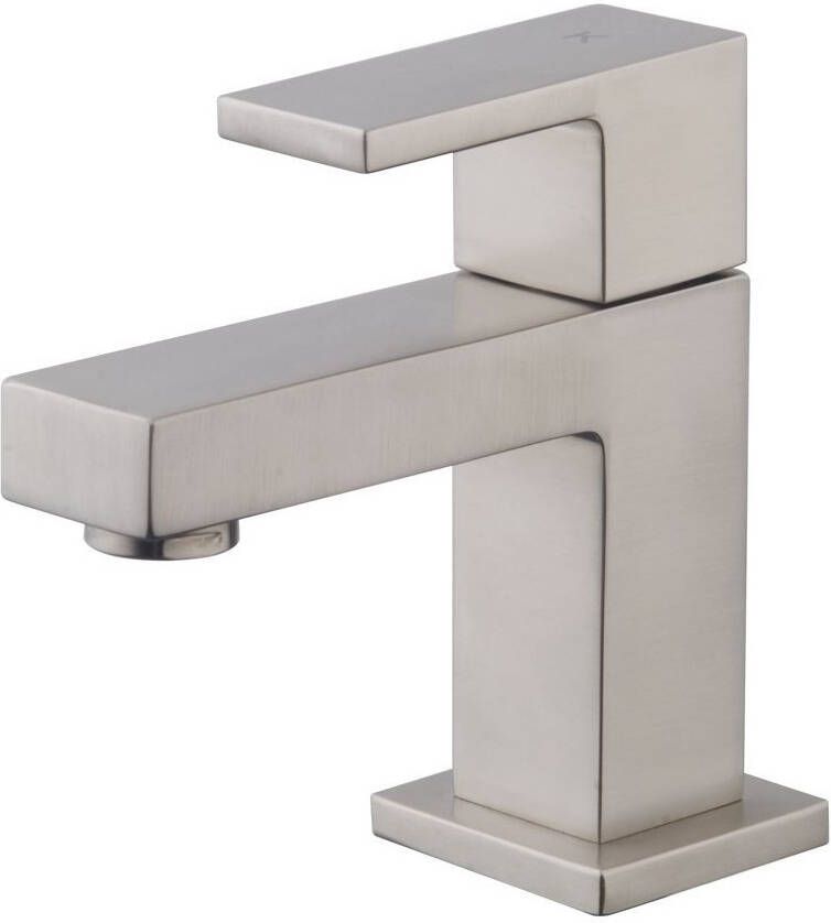 Wiesbaden Fonteinkraan Rombo RVS | Opbouw | Koudwater kraan | Standaard model | Vierkant | RVS look