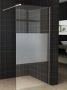 Wiesbaden Inloopdouche 100x200cm Antikalk Helder Mat Glas 8mm Veiligheidsglas Excl. Stabilisatiestang en Profielset - Thumbnail 6