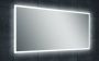 Wiesbaden Badkamerspiegel Quatro | 100x60 cm | Rechthoekig | Directe en indirecte LED verlichting | Touch button | Met verwarming - Thumbnail 4