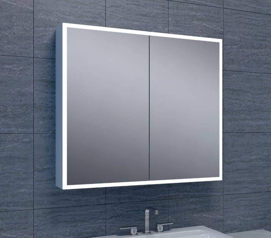 Korver Holland Quinn quatro-LED spiegelkast 800x700x130