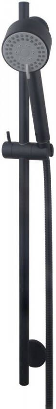 Wiesbaden Glijstangset Cadans Luxe Compleet Met Handdouche En Doucheslang Zwart Glijstangset Cadans Luxe Compleet Met Handdouche En Doucheslang - Foto 1