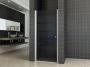 Wiesbaden Douchecabine met Deur 8 mm en Vaste wand 10 mm NANO Rookglas Nisdeur Met Profiel Rookglas 60x202 cm 8 mm Nano Coating - Thumbnail 6