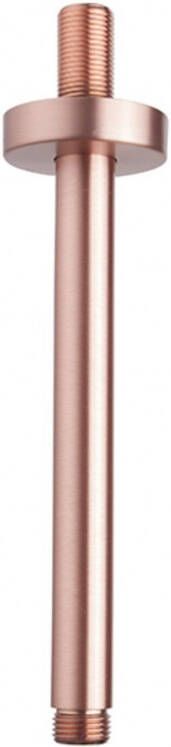 Wiesbaden Douchearm UniMatch Caral | 20 cm | Plafond montage | Messing | Rond | Geborsteld koper - Foto 2