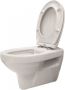 Xellanz Toiletpot Hangend Trevi 53x36.5x36cm Wandcloset Keramiek Diepspoel Nano Coating EasyClean Rimless Glans Wit met Softclose Toiletbril - Thumbnail 2