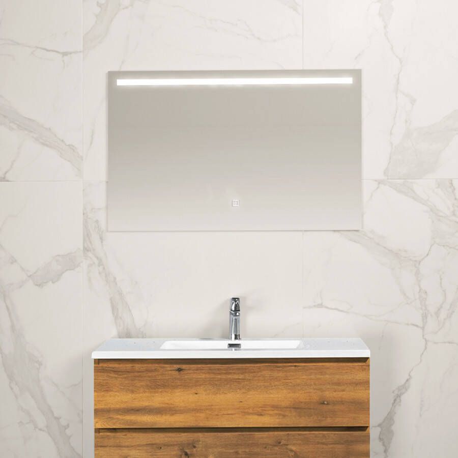 Lorense sanitair Mila condensvrije spiegel 1000x600 met LED