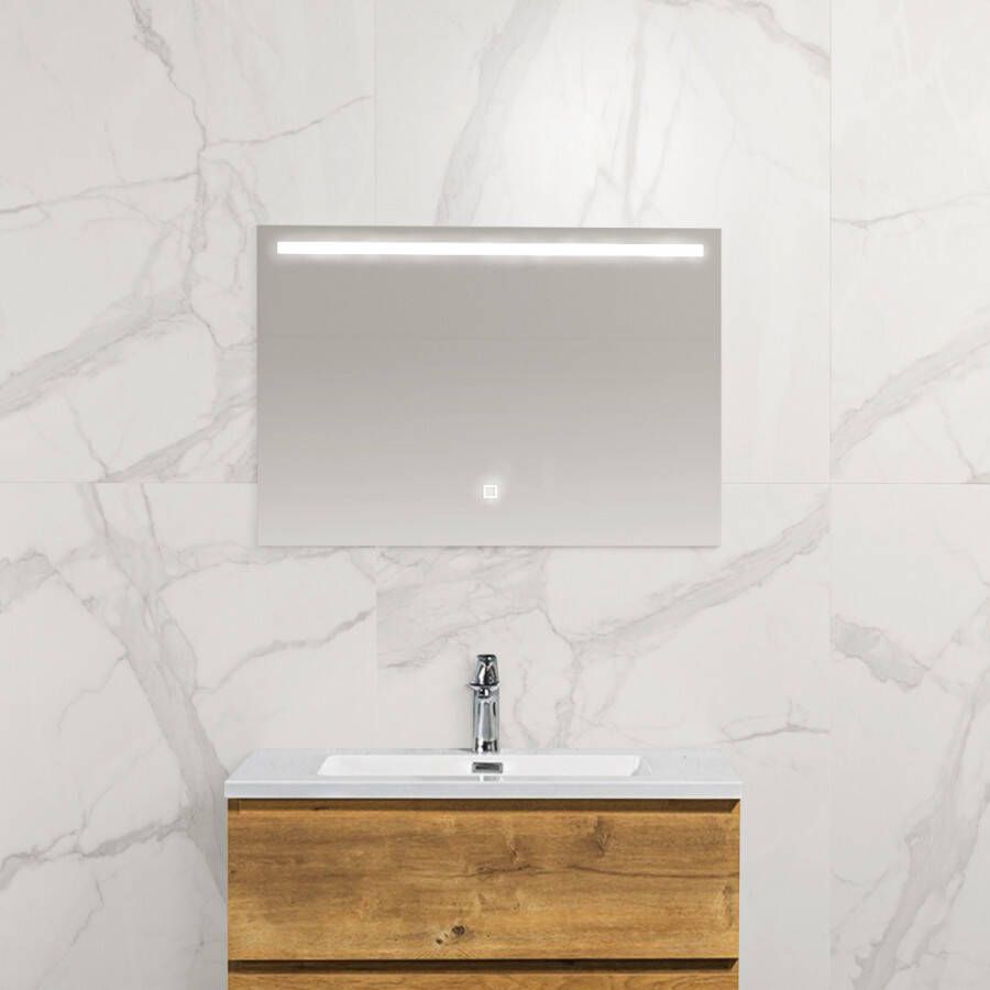 Lorense sanitair Mila condensvrije spiegel 800x600 met LED