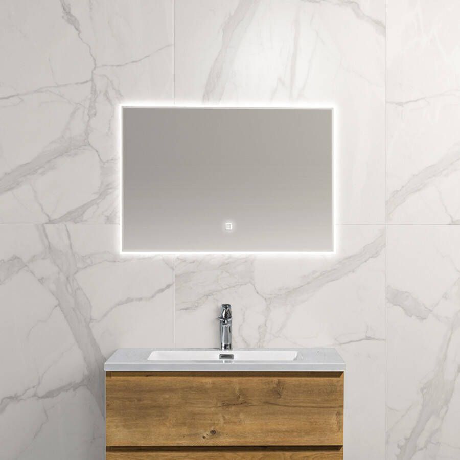Lorense sanitair Noah condensvrije spiegel 800x600 met LED